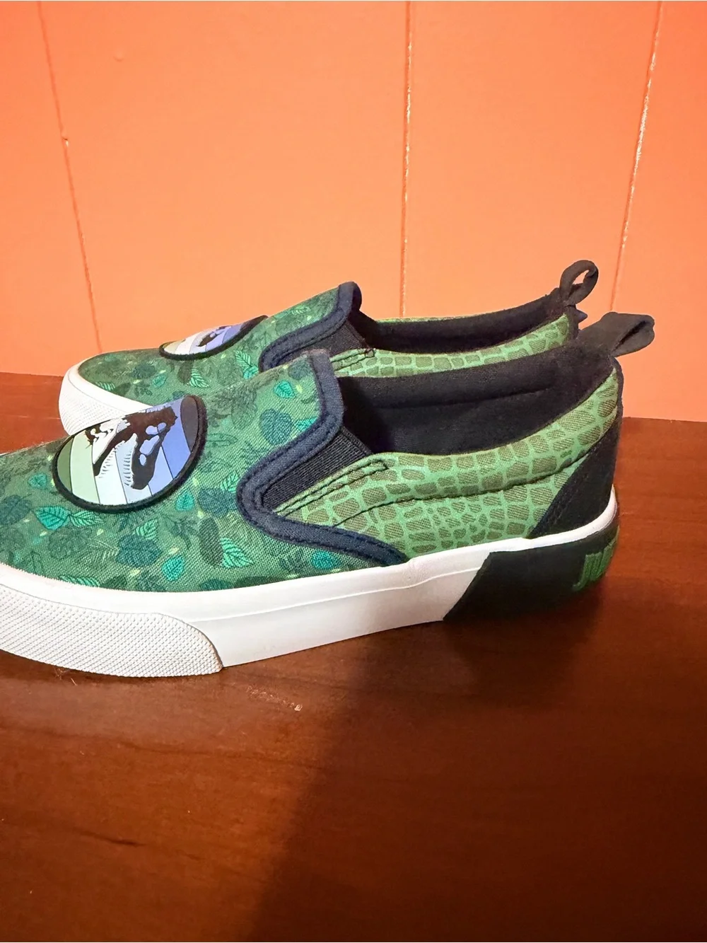 Kids' Green Slip-On Sneakers
